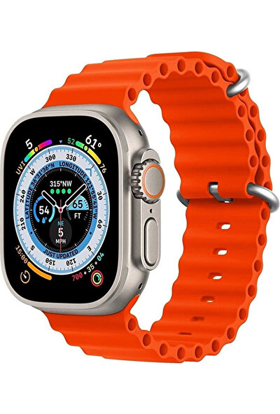 BEREKET Watch 8 Ultra Gs8 Model 2.05 Inç Ekran Gps / Nfc / Siri Destekli Tüm Telefon Modeleri ile Uyumlu