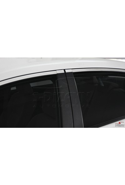 Aracım Oto Aksesuar S-Dizayn Toyota Corolla Krom Cam Çerçevesi 8 Prç. 2013-2018