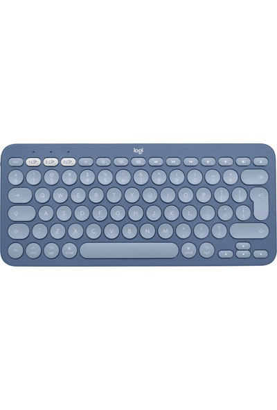 Logitech K380 Mac Için Kompakt Kablosuz Bluetooth Türkçe Klavye - Uzay Mavisi