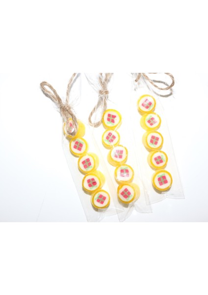 Yellow Yılbaşı Özel Parmak Şeker 50 Adet