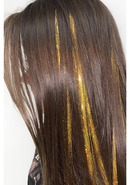 Çıt Çıtlı Altın Hair Tinsel