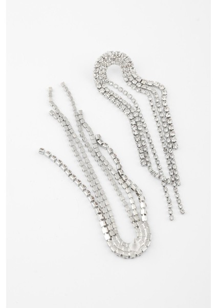 Taşlı Püsküllü Sallantılı Küpe fırsatları