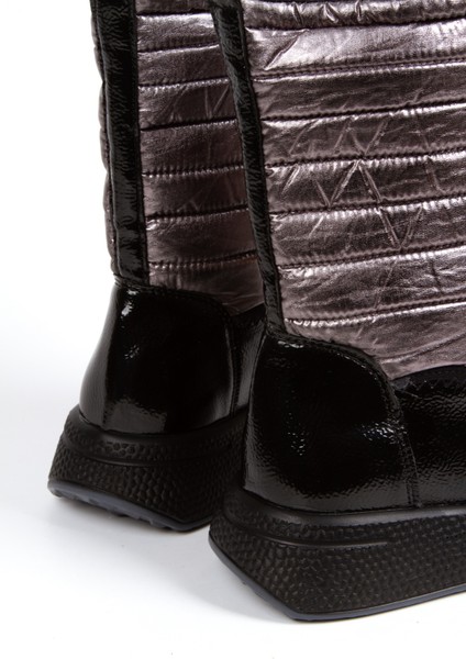 610-PL Kadın Platin Trak Tabanlı Paraşüt Kumaşlı Kar Botu indirimleri