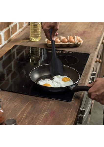 Yüksek Kalite, Sert, Silikon,3 Parça, Pasta, Yemek Kaşık,Spatula, Yanmaz, Yapışmaz Set modelleri