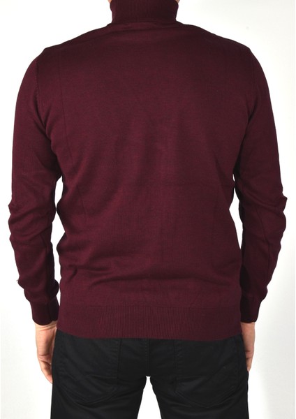 R22507 Tam Balıkçı Triko/Bordo/Xl modelleri