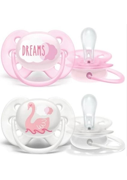 Philips SCF222/02 Ultra Soft 2li Emzik 0-6 Ay - Kız