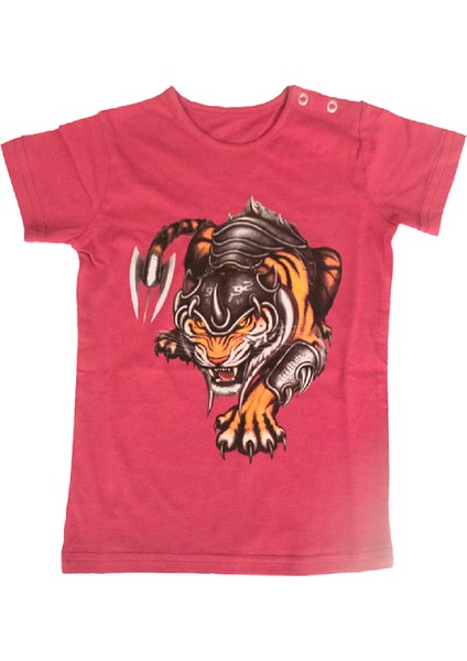 Fly Tshirt Tiger Çocuk Kısa Kollu T-Shirt