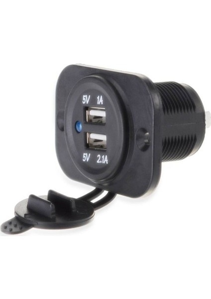 USB Şarj Soketi, Tekne ve Karavan USB Soketi, 12-24V