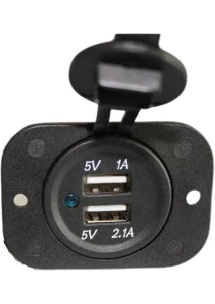 USB Şarj Soketi, Tekne ve Karavan USB Soketi, 12-24V