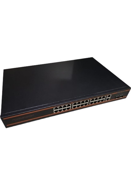 300W 10/100/1000 Mbps 24+2+Sfp 24 Port Poe Ethernet Swıtch