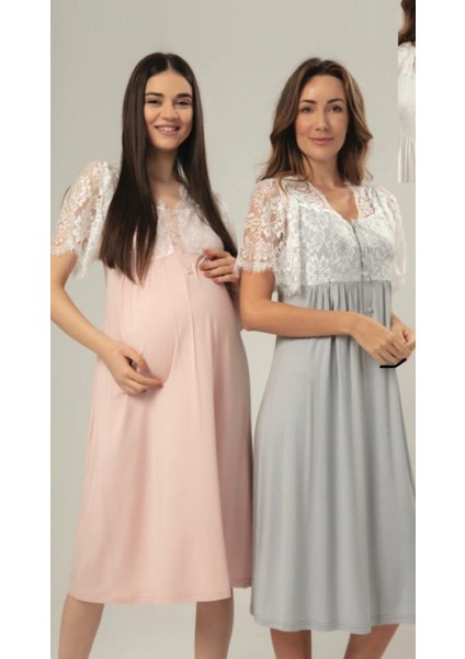 5209 Pudra Hamile Lohusa Geceliği