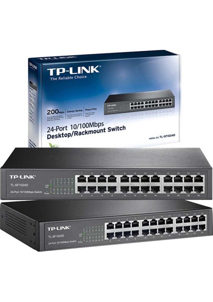 TL-SF1024D 24 Port 10/100 Mbps Swıtch