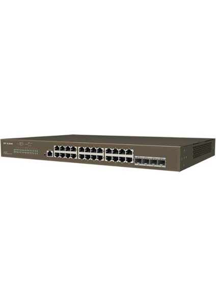 G5328P-24-410W 24 Port Gıgabıt+ 4xgb Sfp Uplınk L3 Yonetılebılır 470W Poe Rackmount Swıtch