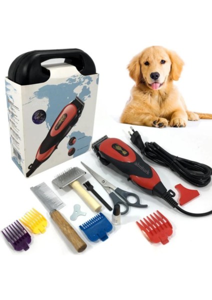 Efsane Kedi Köpek Traş Makinesi Özel Çantalı Evcil Hayvan Tıraş Pet Clipper Ideal Vip Kalite Ful Set