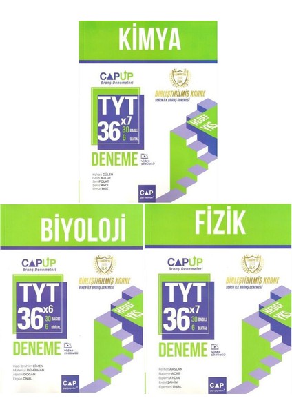 TYT Fizik Kimya Biyoloji Deneme Seti