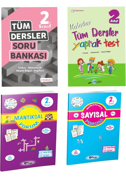 2. Sınıf Tüm Dersler Soru Bankası Tüm Dersler Yaprak Test Sayısal Yorum Mantıksal