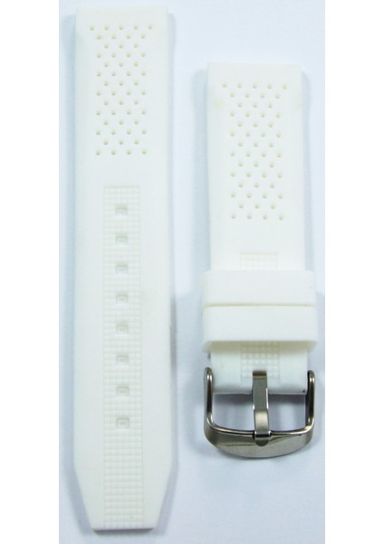 Lacost Model Silikon Saat Kordonu Beyaz 18MM Slikon Saat Kayışı fiyatları