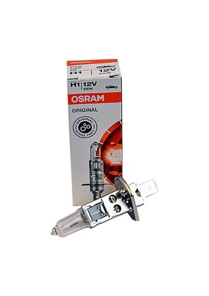 Ampul 12V H1 55W Normal Civalı KOD:64150 Osram