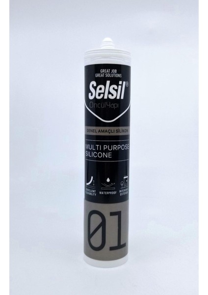 Genel Amaçlı Silikon 280GR. Beyaz 25 Adet fiyatları