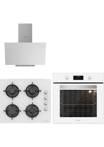 Sılverlıne Ankastre Set Beyaz (BO6502W02-CS5349W01-3481)