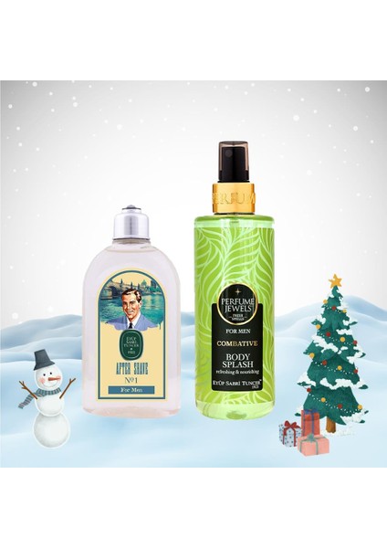 Yılbaşı Paketi Erkek Body Splash Combative 250 ml ve Tıraş Kolonyası No:1