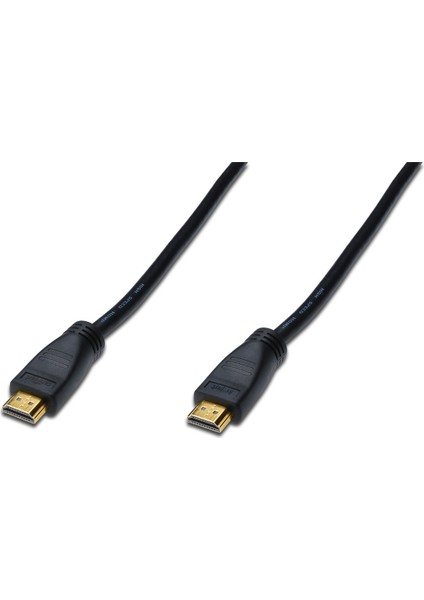 HDMI High Speed Bağlantı Kablosu (Hdmı 1.3), 1080P, HDMI Tip A Erkek - HDMI Tip A Erkek, 30 Metre, Cu, AWG28, 2x Zırhlı, Amplifikatörlü, Ul, Altın Kaplama, Siyah Renk
