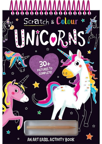 Scratch And Colour - Unicorns