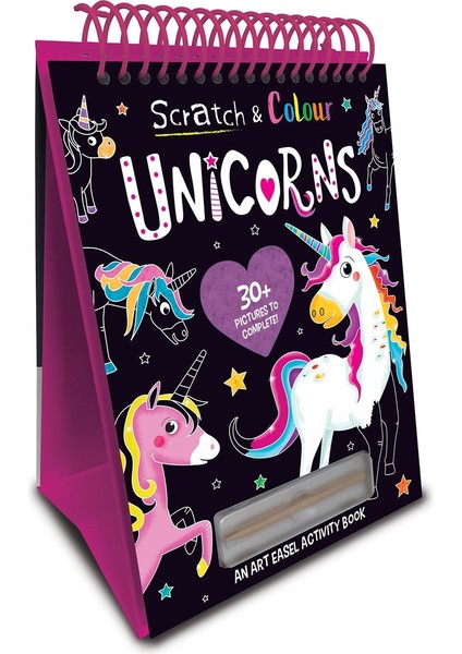 Scratch And Colour - Unicorns