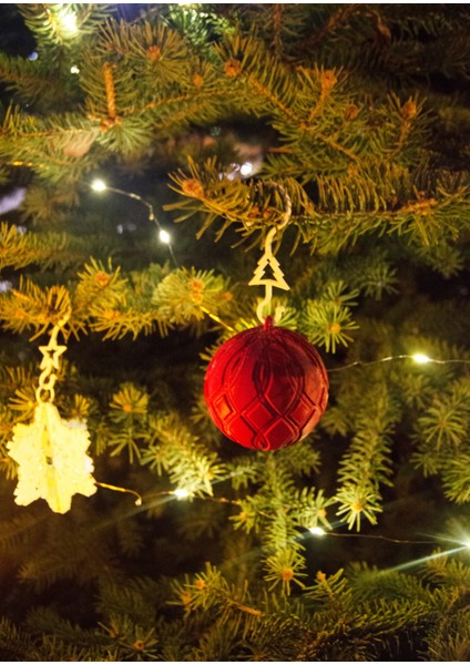 Dekoratif Christmas Yılbaşı Top Noel Ağaç Süsü