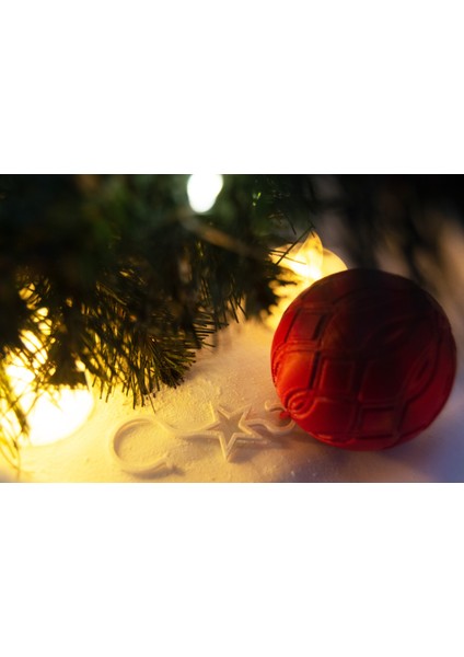 Dekoratif Christmas Yılbaşı Top Noel Ağaç Süsü