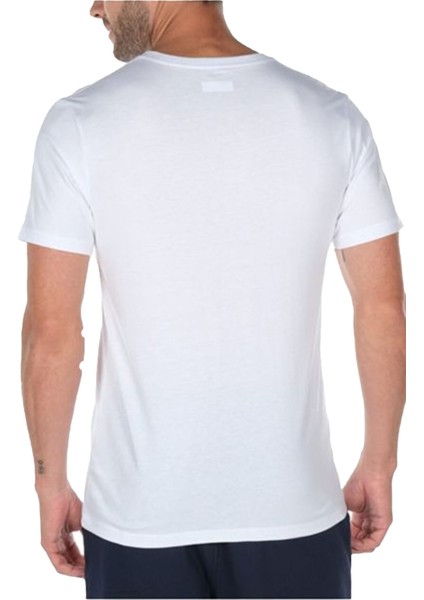 Brushed V Neck Erkek V Yaka Beyaz Tişört - CS0288 fiyatları