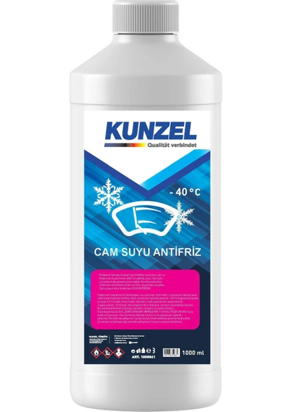 Kışlık -40 Derece Cam Suyu Antifriz 1000 ml