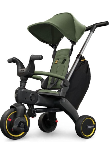 Liki Trike Tek Parça Katlanır 3 Tekerlekli Bebek Bisikleti S3 - Desert Green