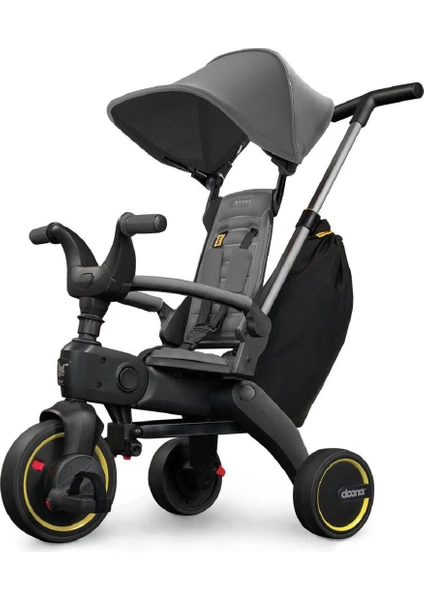 Liki Trike Tek Parça Katlanır 3 Tekerlekli Bebek Bisikleti S3 - Hound Grey