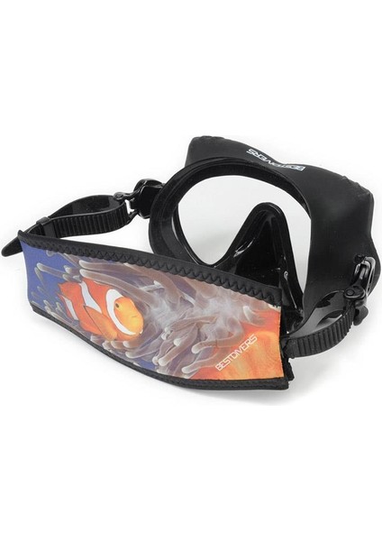 Maske Arkalığı Psychedelıc Neopren, Velkrolu