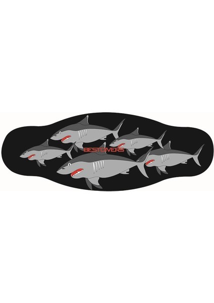Maske Arkalığı Shark Neopren