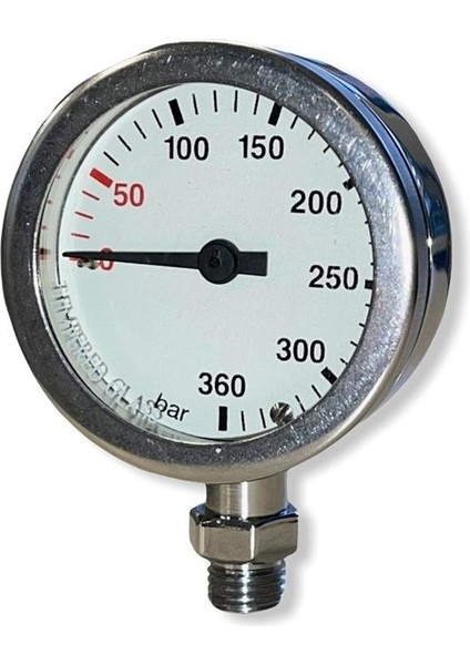 Gösterge Basınç Ölçer Kapsül Tech 52MM. Nickel