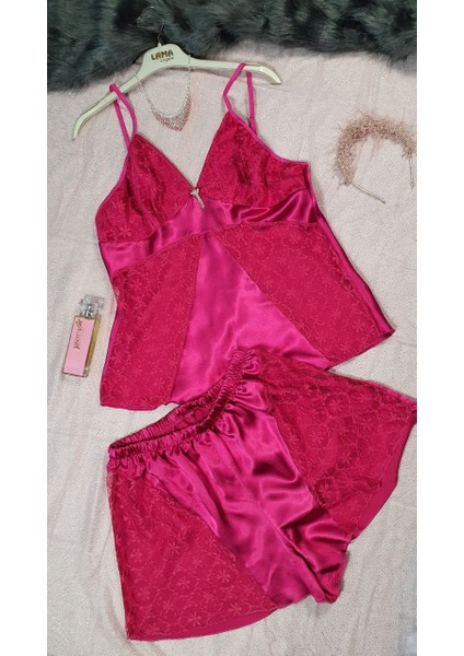 Kadın Büyük Beden Askılı Saten Gecelik modelleri