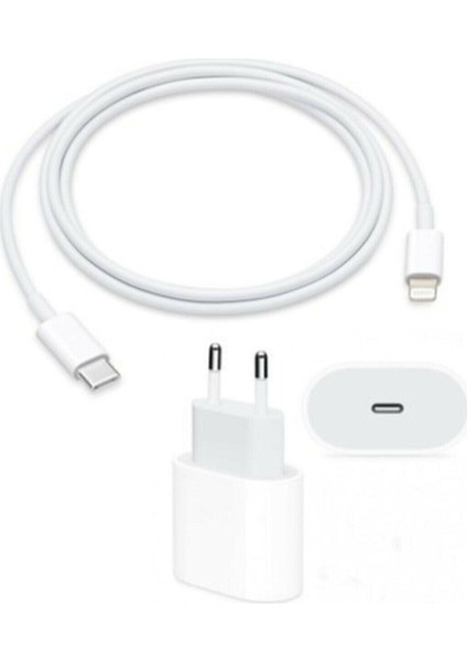 iPhone Uyumlu 20W Adaptör ve 2 Metre Type-C Kablo
