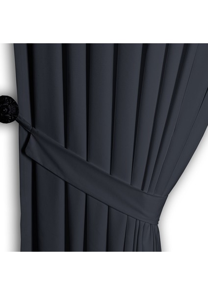 Ada Fon Perde Sık Pile (1'e 3 Pile) Antrasit modelleri