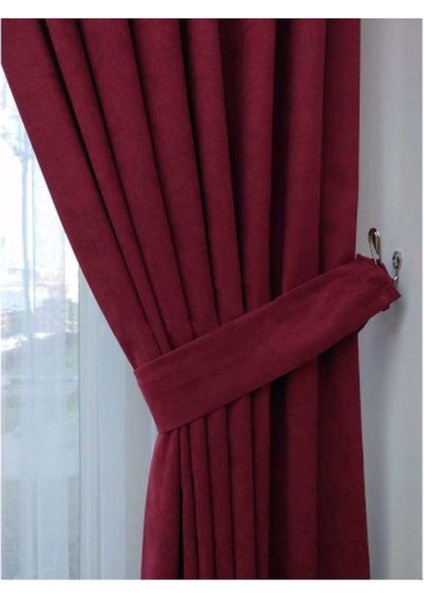 Ada Fon Perde Sık Pile (1'e 3 Pile) Bordo fırsatları