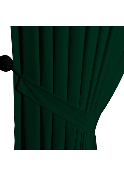 Ada Fon Perde Sık Pile (1'e 3 Pile) K.yeşil modelleri