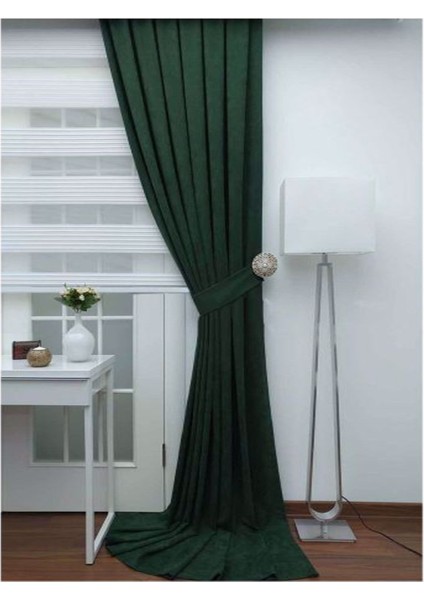 Ada Fon Perde Sık Pile (1'e 3 Pile) K.yeşil fırsatları