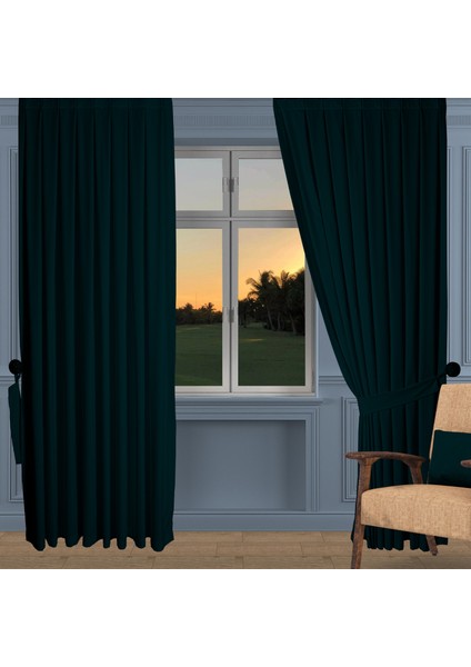 Ada Fon Perde Sık Pile (1'e 3 Pile) K.petrol