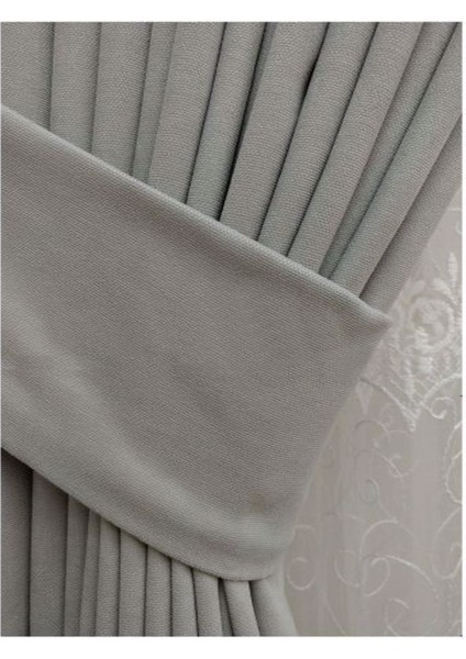 Ada Fon Perde Pilesiz Extraforlu Düz Dikim Büzgü Pile A.gri indirimleri