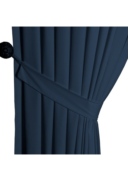 Ada Fon Perde Pilesiz Extraforlu Düz Dikim Büzgü Pile A.indigo modelleri