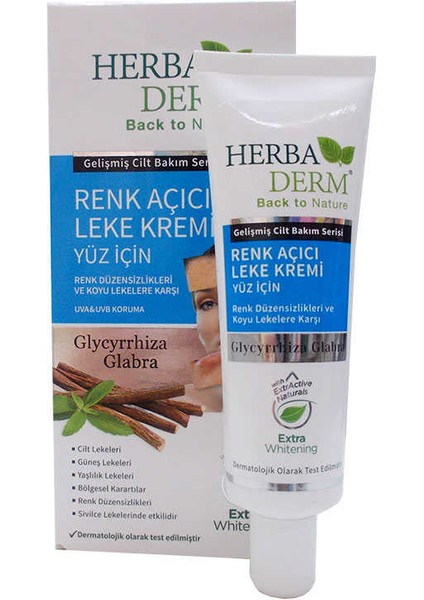 Renk Açıcı Leke Kremi Yüz Için 55ML