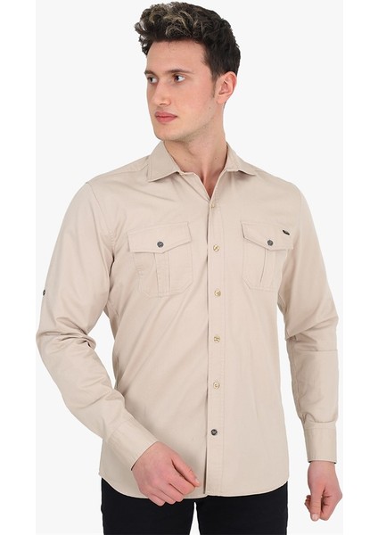 Erkek Regular Fit Gabardin Gömlek fiyatları