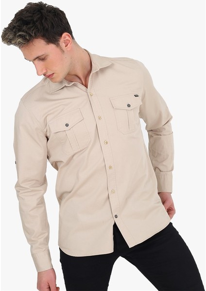 Erkek Regular Fit Gabardin Gömlek modelleri