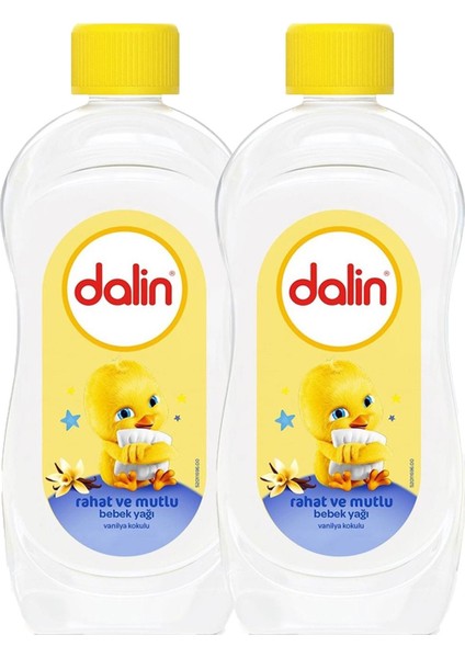 Bebek Yağı Rahat ve Mutlu Vanilya Kokulu 200 ml 2 Adet
